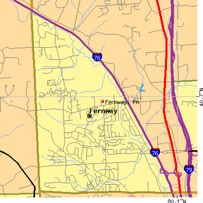 Fernway map