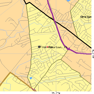 Flourtown map