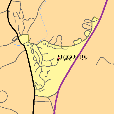 Flying Hills map
