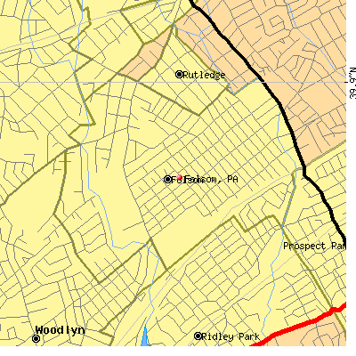 Folsom map