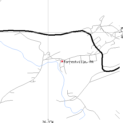 Forrestville map