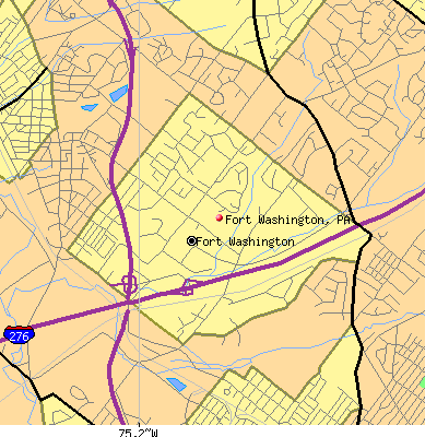 Fort Washington map