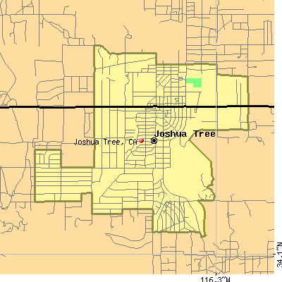 Joshua Tree map