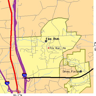 Fox Run map