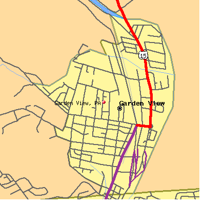 Garden View map