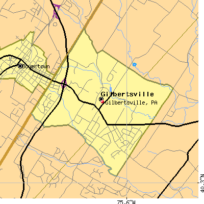 Gilbertsville map