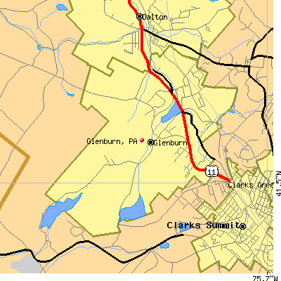 Glenburn map
