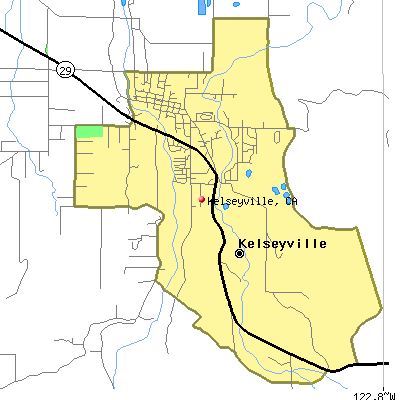 Kelseyville map
