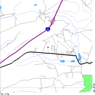 Grier City-Park Crest map