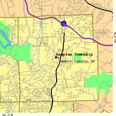 Hampton Township map