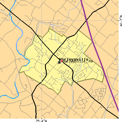 Harleysville map
