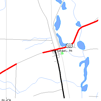 Hartstown map