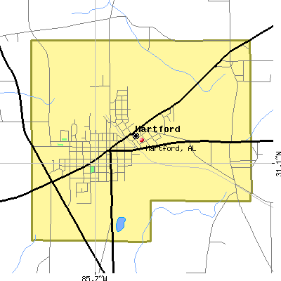 Hartford map
