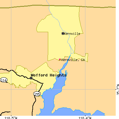 Kernville map