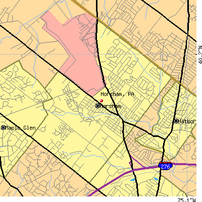 Horsham map