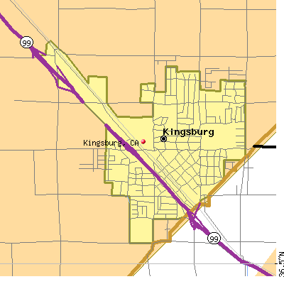 Kingsburg map
