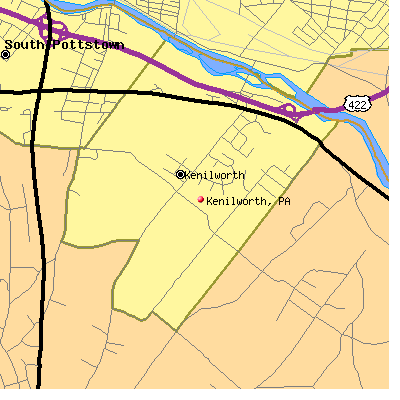 Kenilworth map