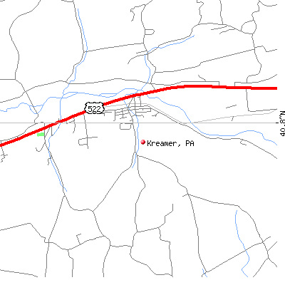 Kreamer map