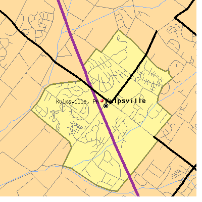 Kulpsville map