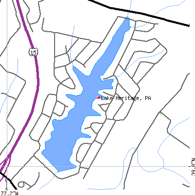 Lake Heritage map