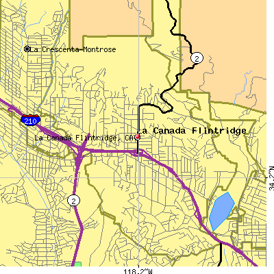 La Canada Flintridge map