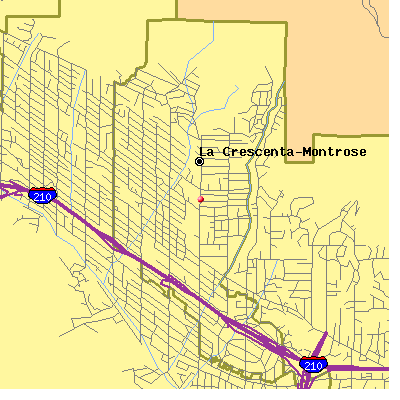 La Crescenta-Montrose map