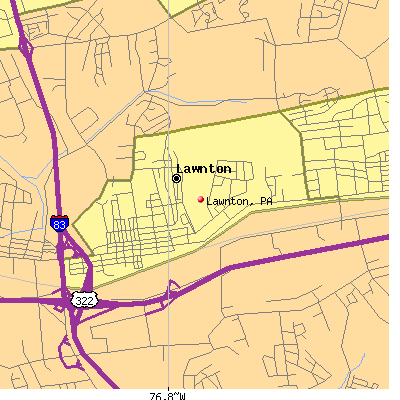 Lawnton map