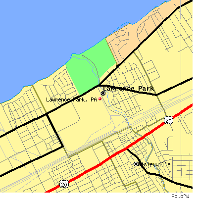 Lawrence Park map
