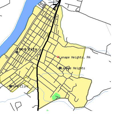 Lenape Heights map