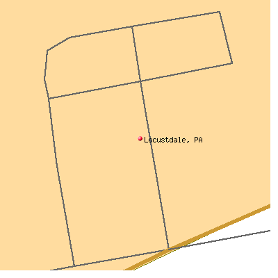 Locustdale map