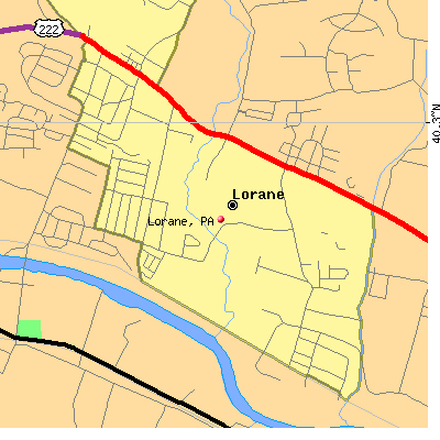 Lorane map