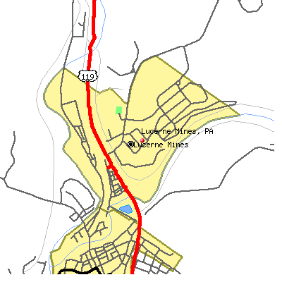 Lucerne Mines map