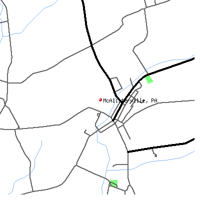McAlisterville map