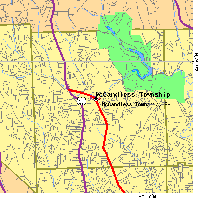 McCandless Township map