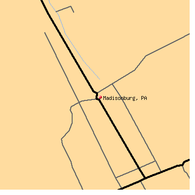 Madisonburg map
