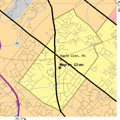 Maple Glen map