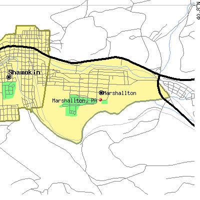 Marshallton map