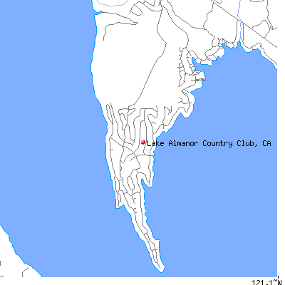 Lake Almanor Country Club map