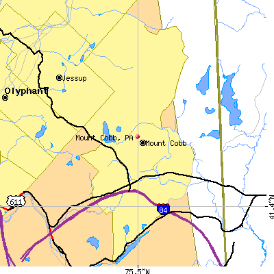Mount Cobb map