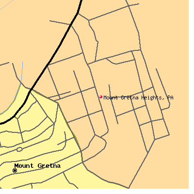 Mount Gretna Heights map