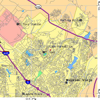 Lake Forest map