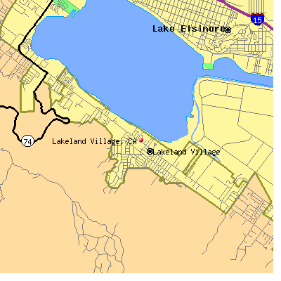 Lakeland Village map