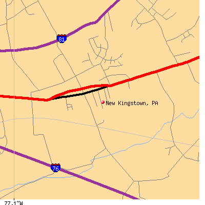 New Kingstown map