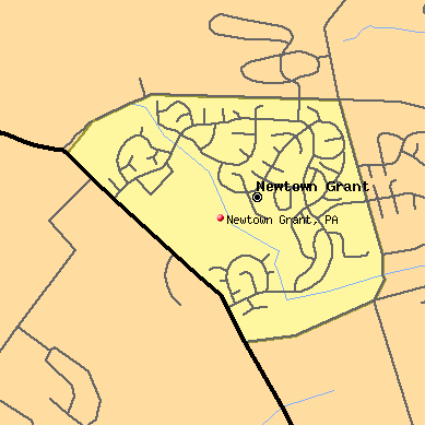 Newtown Grant map