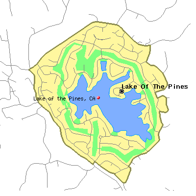 Lake of the Pines map