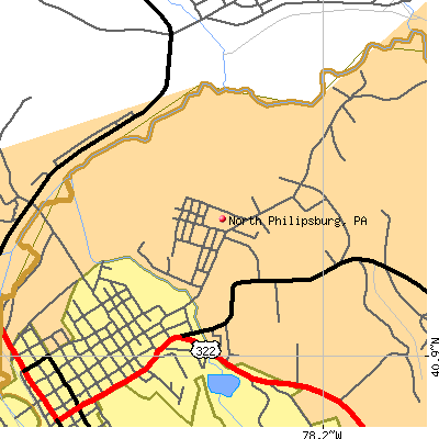 North Philipsburg map