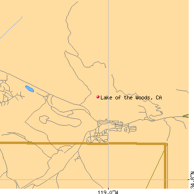 Lake of the Woods map