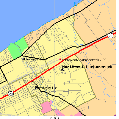 Northwest Harborcreek map