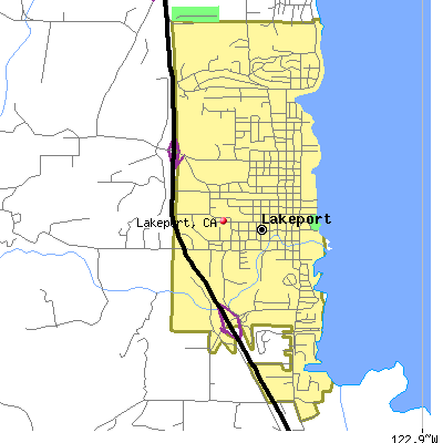 Lakeport map