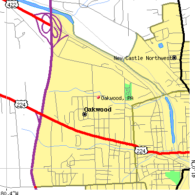Oakwood map